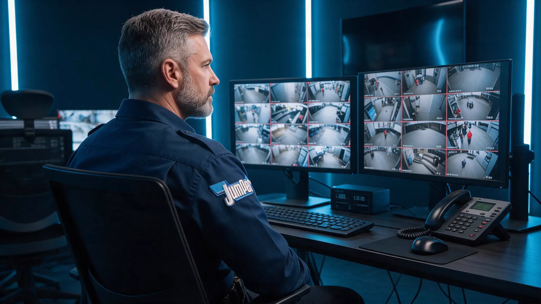 Operador da JMP configurando alertas personalizados no Centro de Controle Operacional